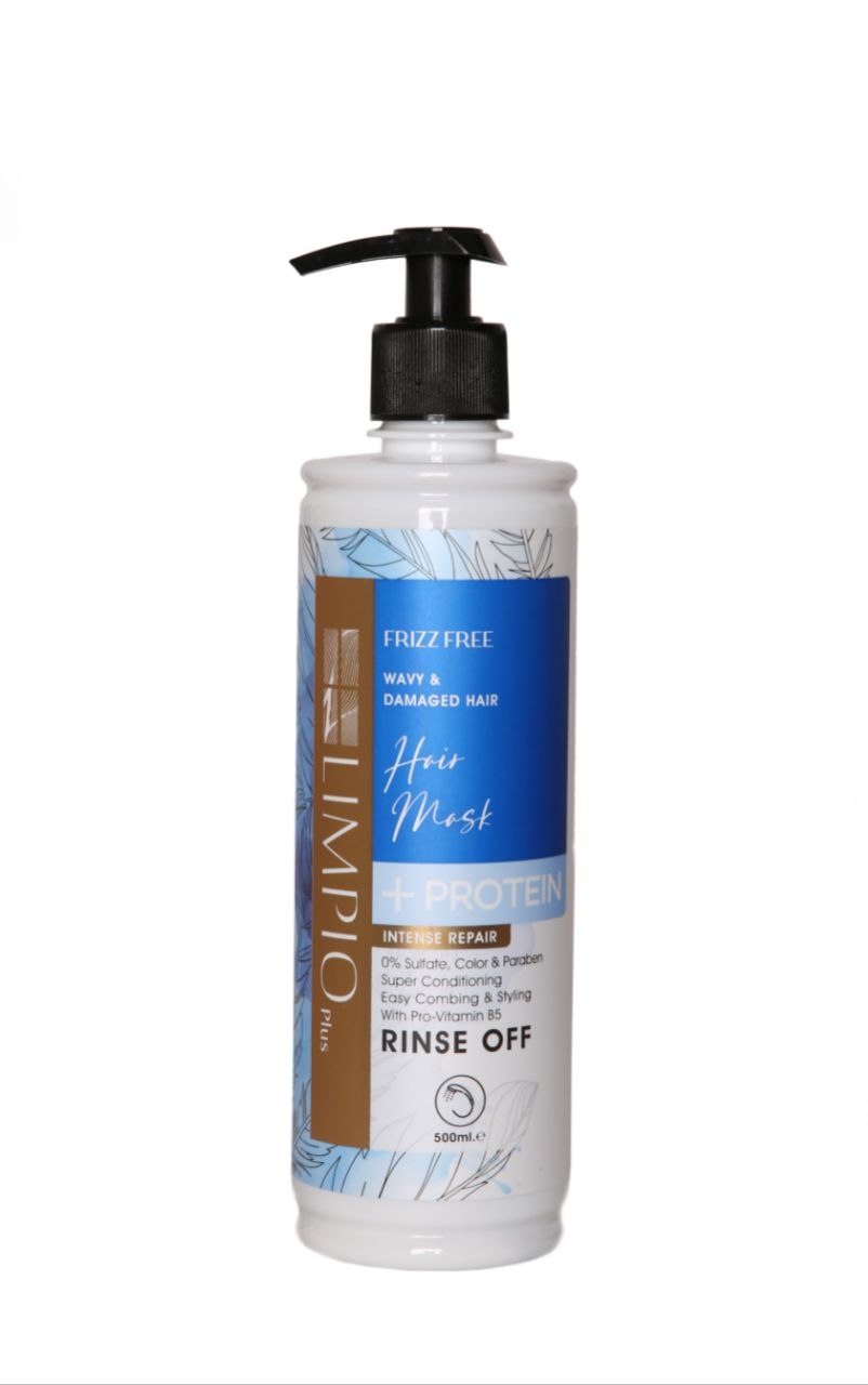 ماسک مو ضد وز و نرم کننده مو 500 میل فاقد سولفات _ لیمپیو